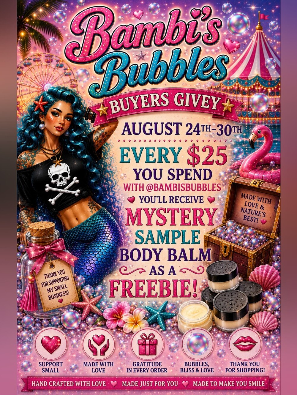 Bambis Bubble & So Much More, Bring A Snack A Drink & A Flare! - Picture 2 of 16